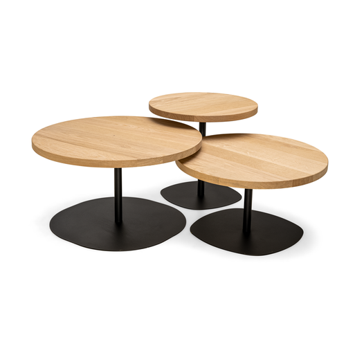 Salontafel Ronan | Rond | Licht eiken