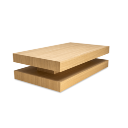 Salontafel Sylas | Rechthoek | Licht eiken