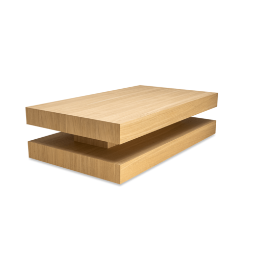 Salontafel Sylas | Rechthoek | Licht eiken