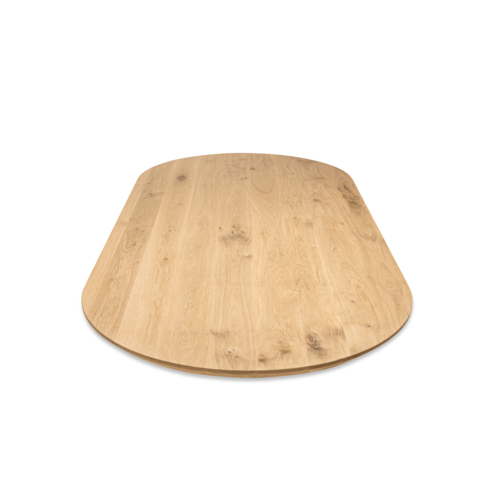 Eettafel Norell | Plat ovaal | Licht eiken