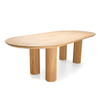 Plat ovaal tafel