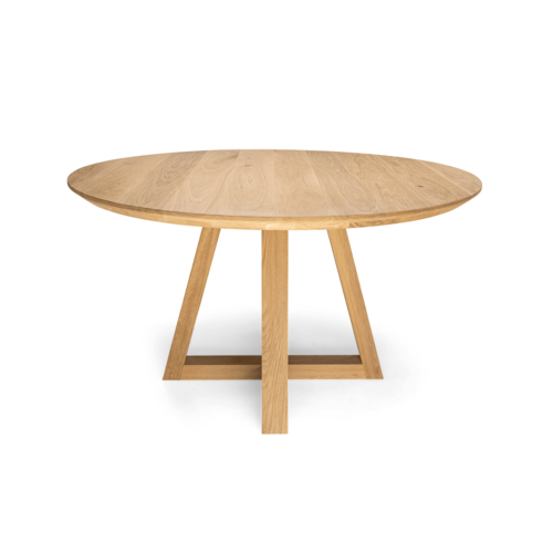 Talin | Natuurlijke ronde eiken tafel Talin | Natuurlijke ronde eiken tafel