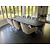 Zwarte deens ovale tafel