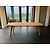 Deens ovaal tafel met eiken tapse poten
