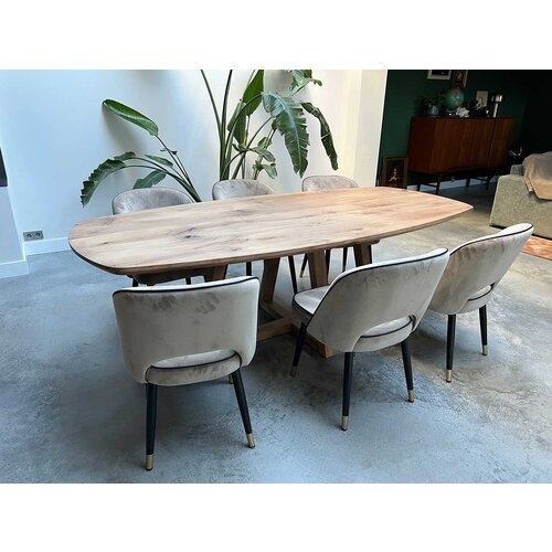 Eettafel Elden | Deens ovaal | Antiek