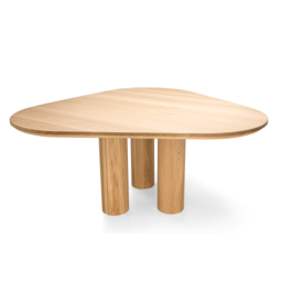 Eettafel Evira | Driehoek | Licht eiken