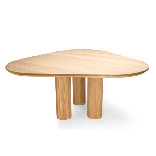 Eettafel Evira | Driehoek | Licht eiken