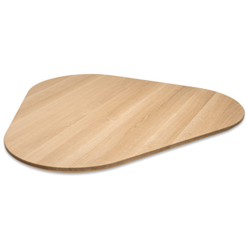 Eettafel Luvia | Driehoek | Licht eiken