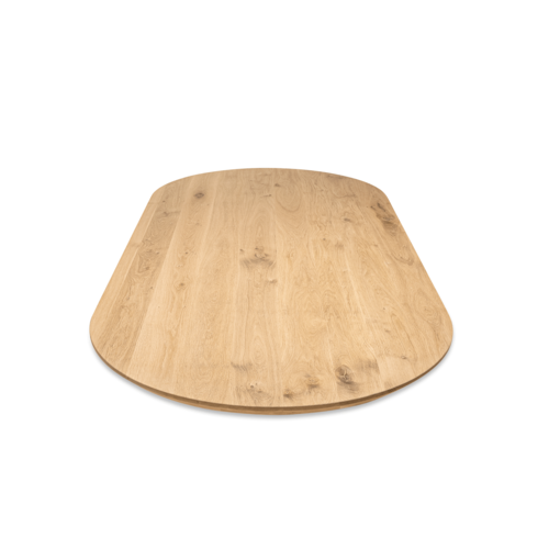 Plat ovaal tafelblad