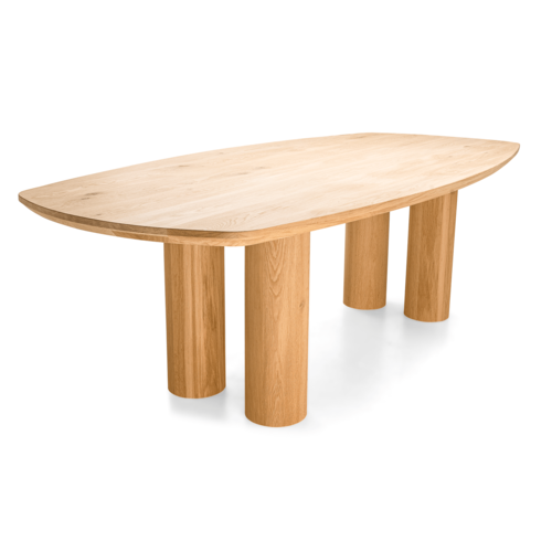 Eettafel Velia | Deens ovaal | Licht eiken