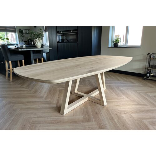 Eettafel Elden | Deens ovaal | Licht eiken