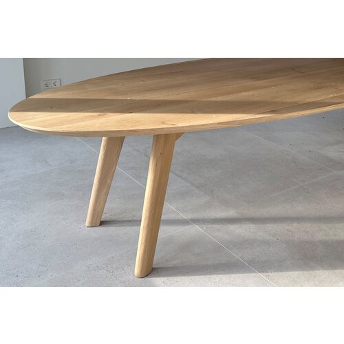 Eettafel Feyia | Ovaal | Licht eiken