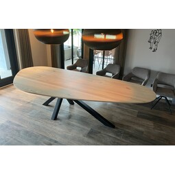 Eettafel Mylo | Kiezel | Licht eiken