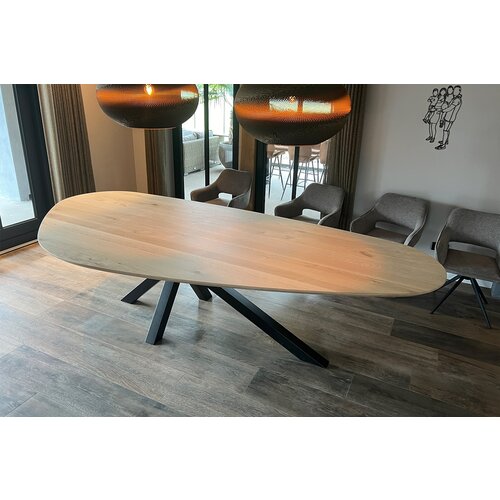 Eettafel Mylo | Kiezel | Licht eiken