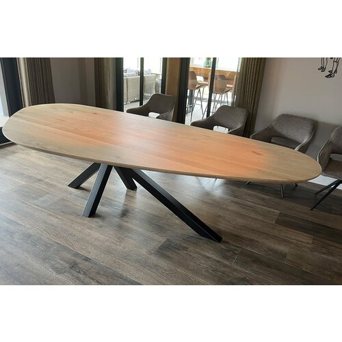 Eettafel Mylo | Kiezel | Licht eiken