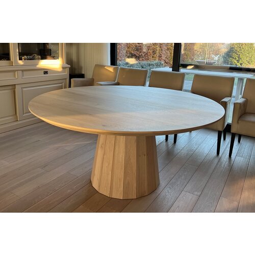 Eettafel Bruno | Rond | Licht eiken