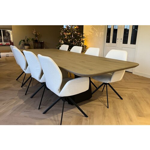 Eettafel Skylar | Rechthoek | Licht eiken