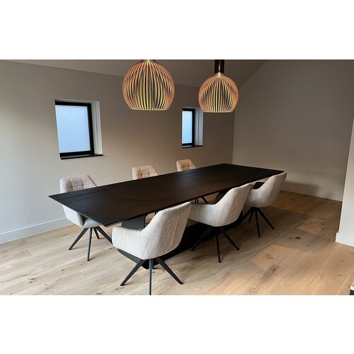 Eettafel Skylar | Rechthoek | Zwart