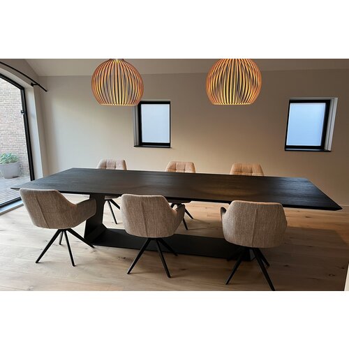 Eettafel Skylar | Rechthoek | Zwart