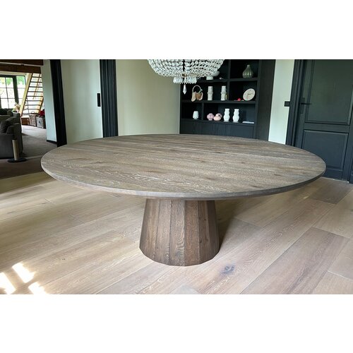 Eettafel Bruno | Rond | Donker eiken
