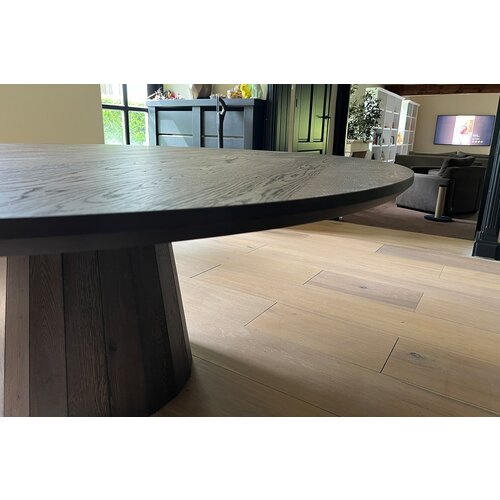 Eettafel Bruno | Rond | Donker eiken