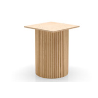 Eiken design tafelpoot rond