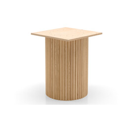 Eiken design tafelpoot rond