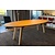 Frans eiken eettafel met tapse poten