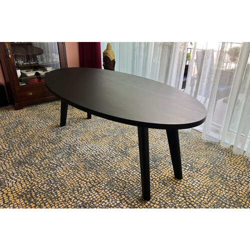 Eettafel Feyia | Ovaal | Zwart