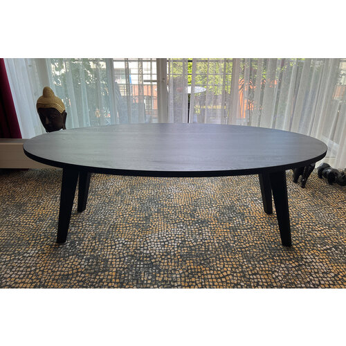 Eettafel Feyia | Ovaal | Zwart