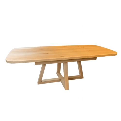 Uitschuifbare Deens ovale tafel met kruispoot - PDP Test