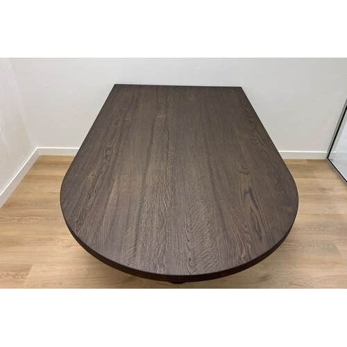 Vergadertafel Marwen | Plat ovaal | Donker eiken