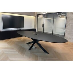 Vergadertafel Orion | Ovaal | Donker eiken