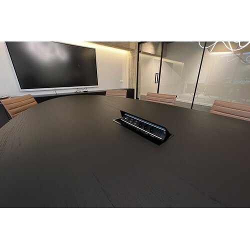 Vergadertafel Orion | Ovaal | Donker eiken