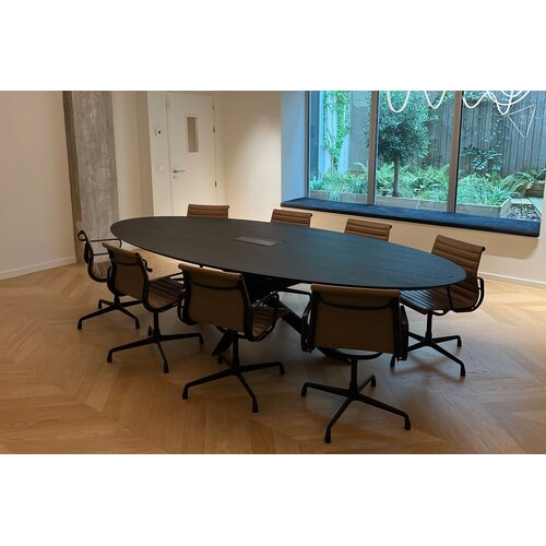 Vergadertafel Orion | Ovaal | Zwart