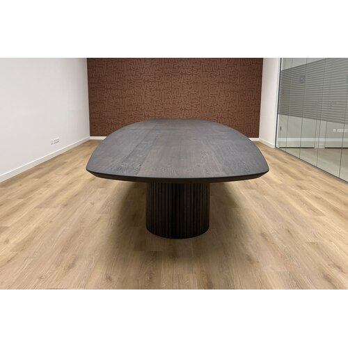 Vergadertafel Sylon | Deens ovaal | Deer brown