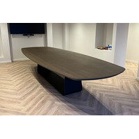 Vergadertafel Lovian | Deens ovaal | Donker eiken