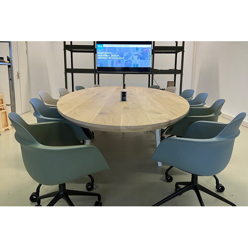 Vergadertafel Elmar | Ovaal | Licht eiken