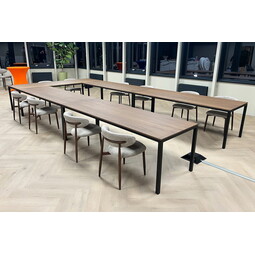 Vergadertafel Ziron | Rechthoek | Donker eiken