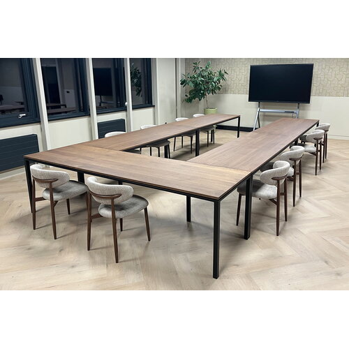 Vergadertafel Ziron | Rechthoek | Donker eiken