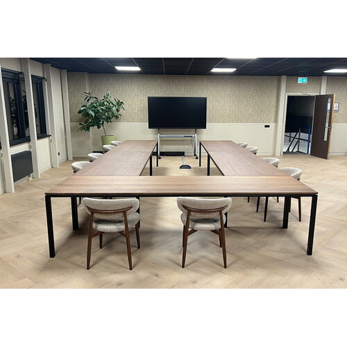 Vergadertafel Ziron | Rechthoek | Donker eiken