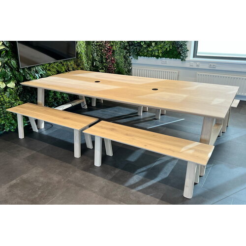 Vergadertafel Nolen | Rechthoek | Licht eiken