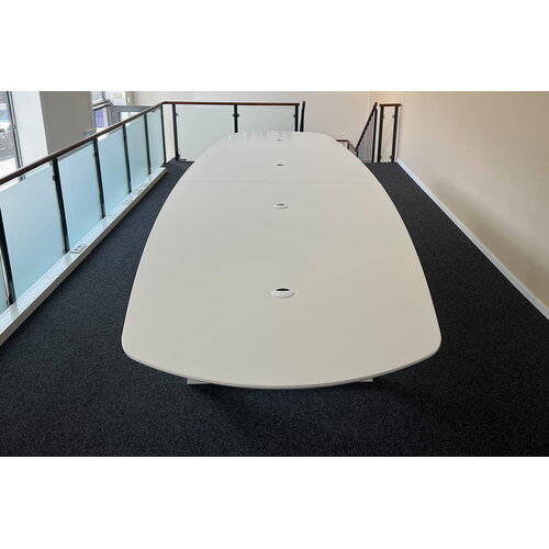 Vergadertafel Lidor | Deens ovaal | Wit
