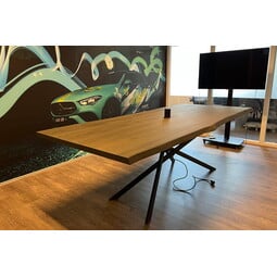 Boomstam Vergadertafel Lennon | Rechthoekig | Donker eiken Boomstam Vergadertafel Lennon | Rechthoekig | Donker eiken