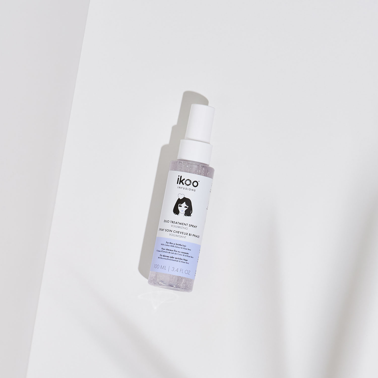 Ikoo Spray Bi-Phase pour cheveux fins et plats 100ml