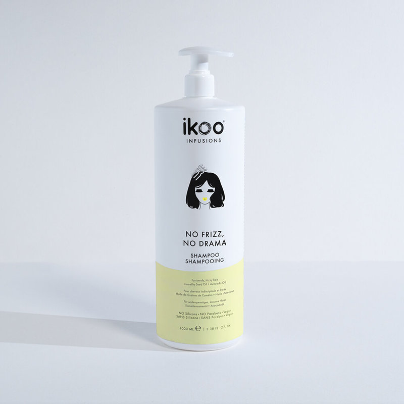 Ikoo Shampoing pour cheveux indisciplinés ou frisés