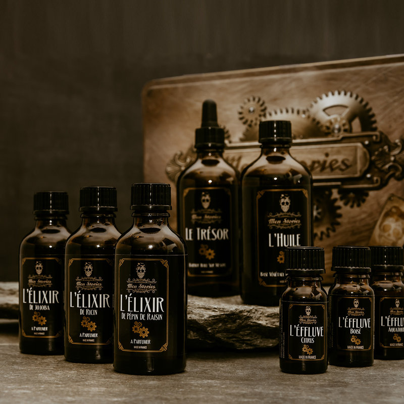 Men Stories Coffret Mystère d'huiles à barbe