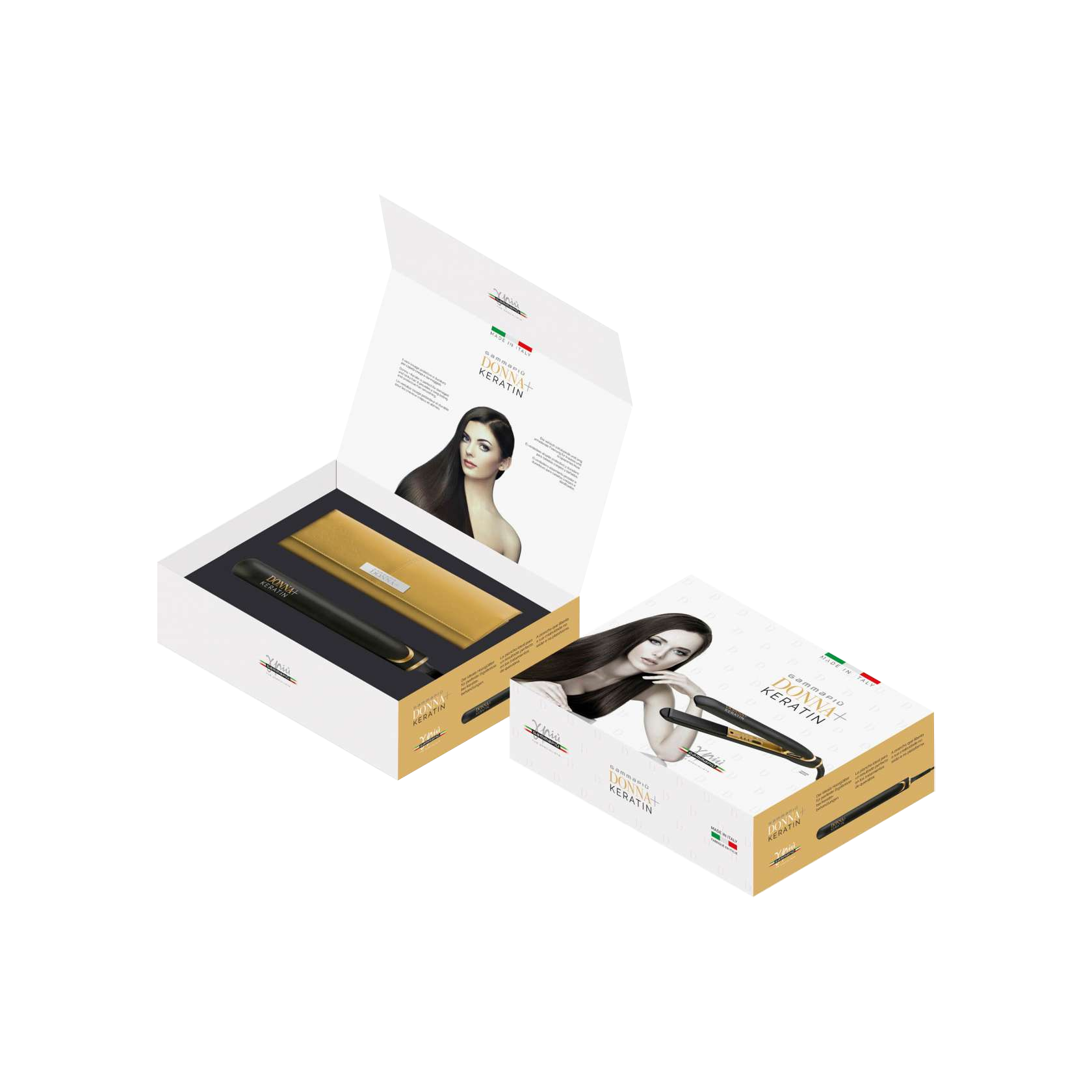 Gamma Più Fers à lisser professionnels DONNA + KERATIN