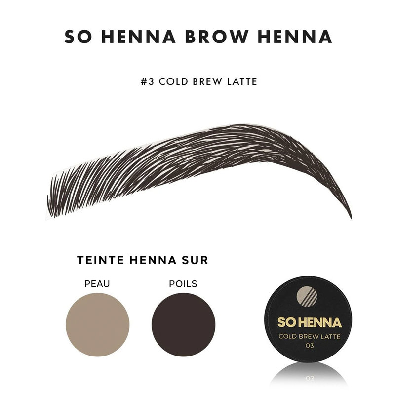 So Henna Teinture Henné pour sourcils