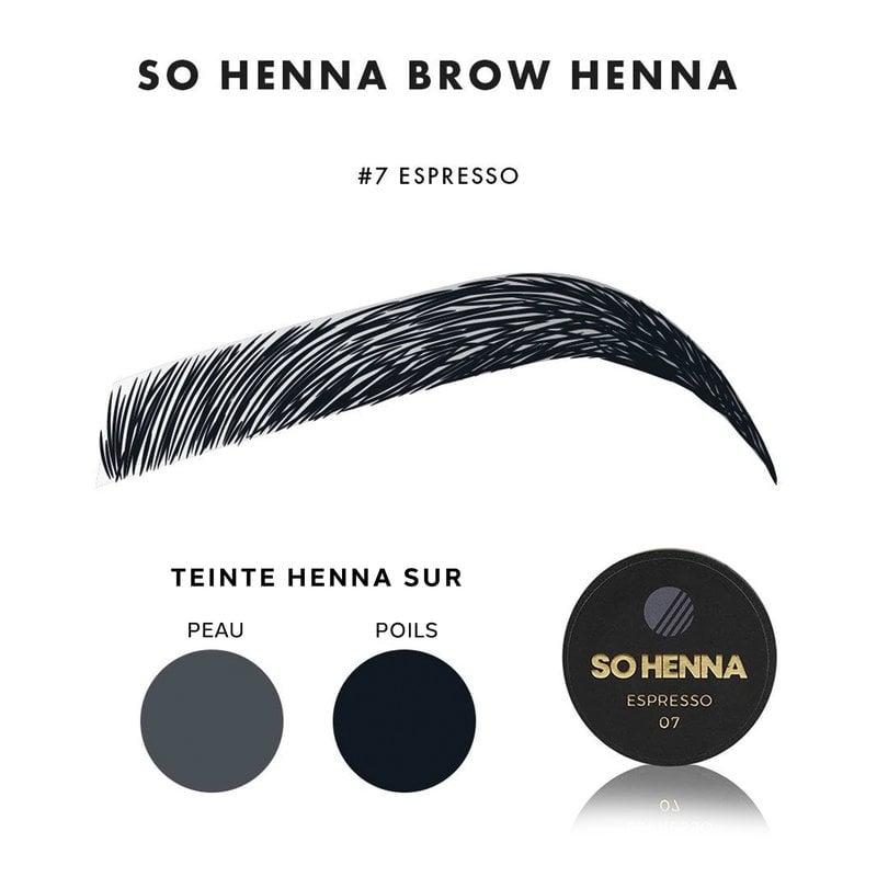 So Henna Teinture Henné pour sourcils